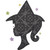 Witch Silhouette Applique Machine Embroidery Design Witch Silhouette Applique Machine Embroidery Design