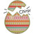 Egg Chirp Applique Machine Embroidery Design
