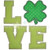 Shamrock Love Applique Machine Embroidery Design Shamrock Love Applique Machine Embroidery Design