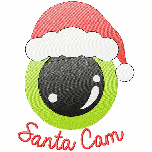 Santa Cam Simple Stitch and Sketch Fill Applique Santa Cam Simple Stitch and Sketch Fill Applique