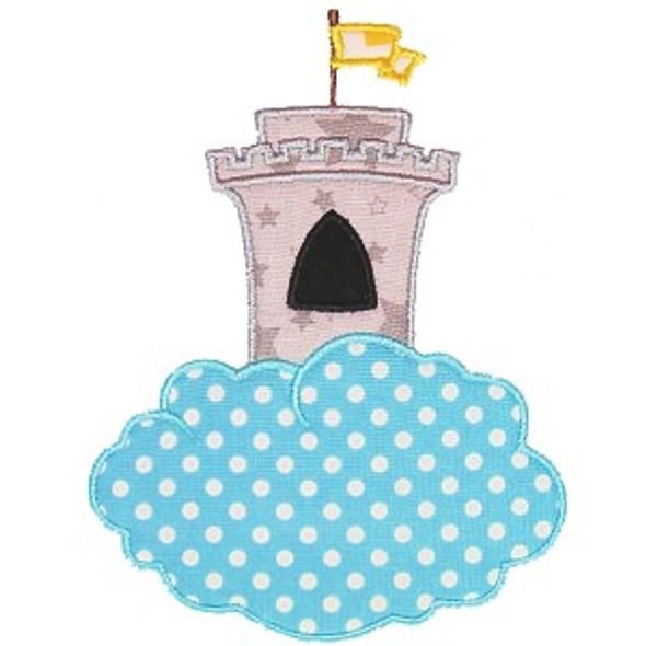 Kings Tower Applique Machine Embroidery Design