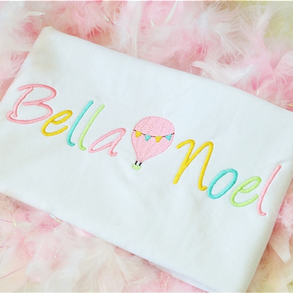 Bella Font Set Machine Embroidery Design