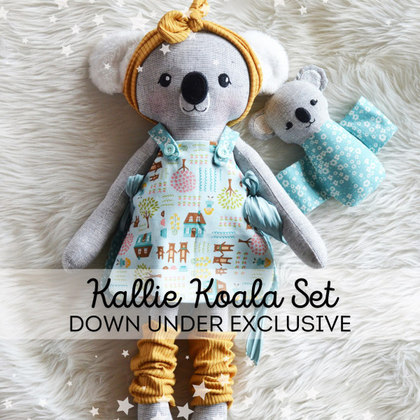 Exclusive Limited Edition In the Hoop Koala Cloth Doll Machine Embroidery Designs