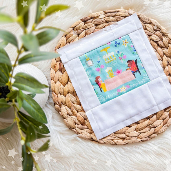 Portrait Photo Quilt Story Block Machine Embroidery Designs For Instant Download