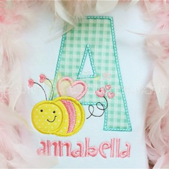 Bee Mine Alpha Machine Embroidery Design