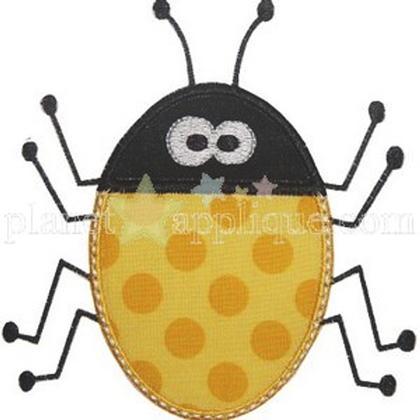 Bug Applique Machine Embroidery Design