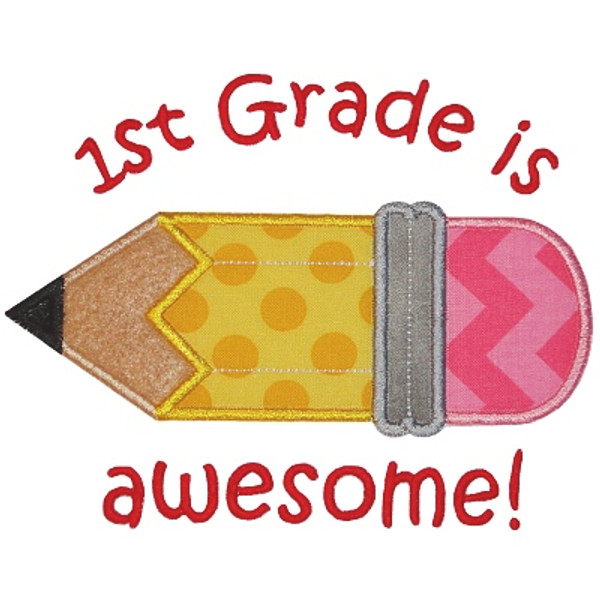 School is Awesome Set Machine Embroidery Design