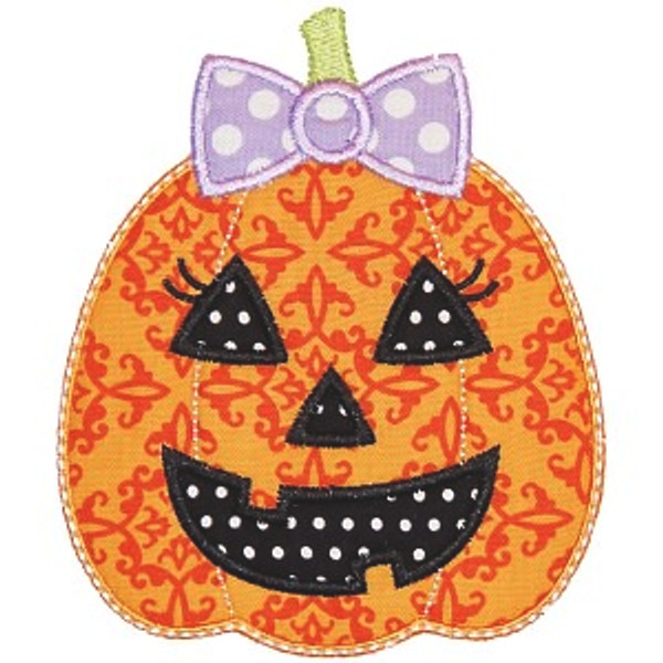 Jill O Lantern Machine Embroidery Design