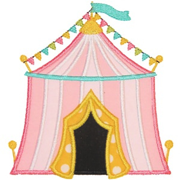 Circus Tent 2 Machine Embroidery Design