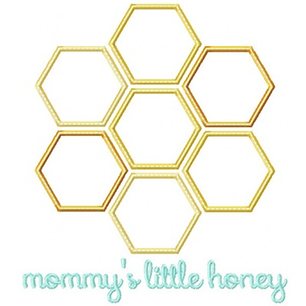 Mommys Little Honey Machine Embroidery Design