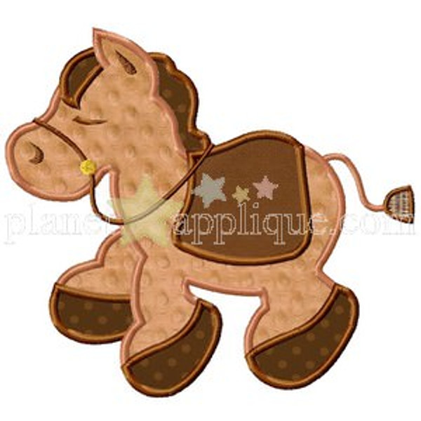 Giddy Up Horsey Machine Embroidery Design
