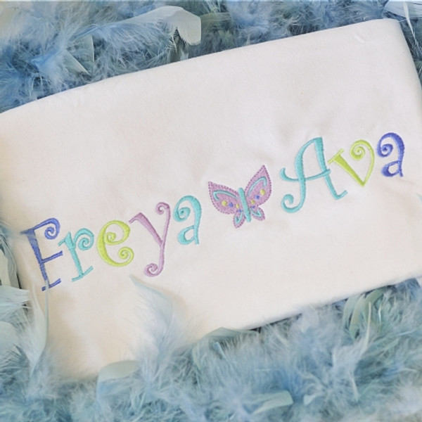 Freya Font Machine Embroidery Design