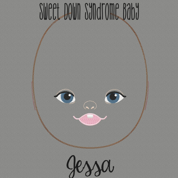 Jessa Doll Faces Addon Machine Embroidery Design