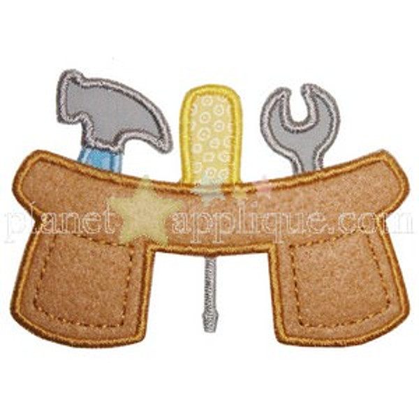 Toolbelt Applique Machine Embroidery Design