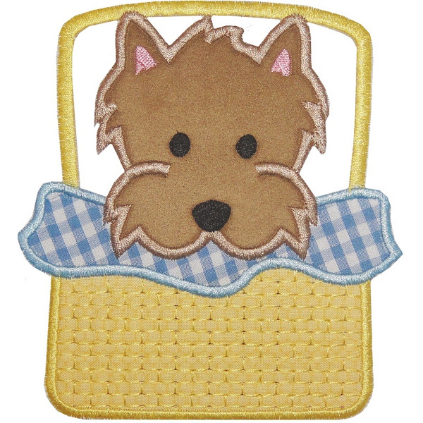 Toto Applique Machine Embroidery Design