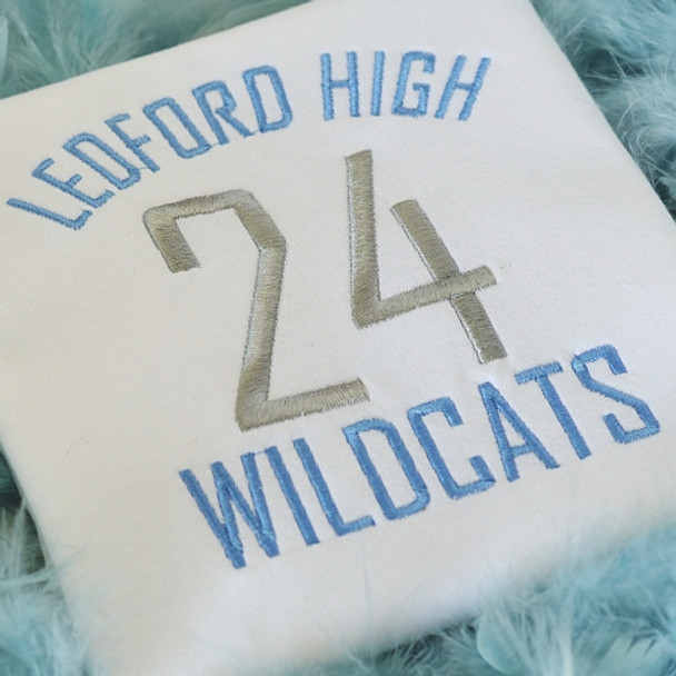 School Jersey Font Machine Embroidery Design Instant Download School Jersey Font Machine Embroidery Design Instant Download