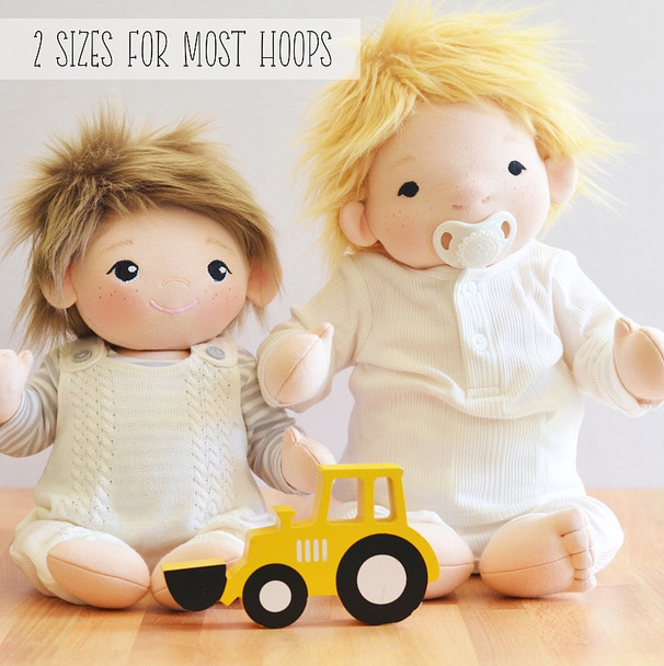 Baby Doll In the Hoop Design For Machine Embroidery Instant Download