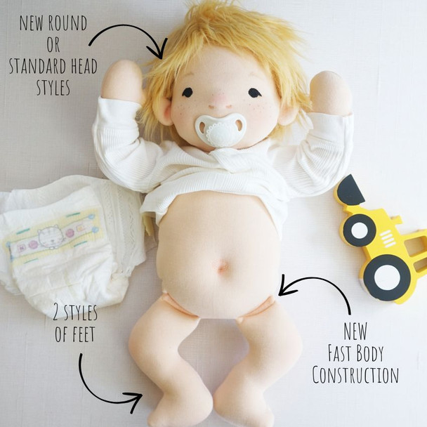 Baby Doll In the Hoop Design For Machine Embroidery Instant Download