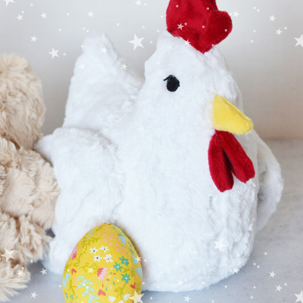Chicken Hen Plush Machine Embroidery Design For Instant Download