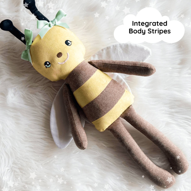Bumble Bee Doll Plushie Design Instant Download For Machine Embroidery