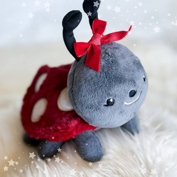 Lydia Mini Ladybug Valentine Plushie Design Instant Download For Machine Embroidery