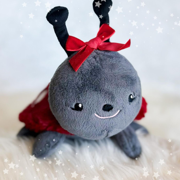 Lydia Mini Ladybug Valentine Plushie Design Instant Download For Machine Embroidery