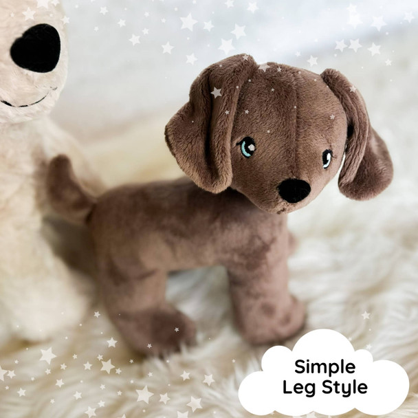 Puppy Memory Dog Plushie Design Instant Download For Machine Embroidery
