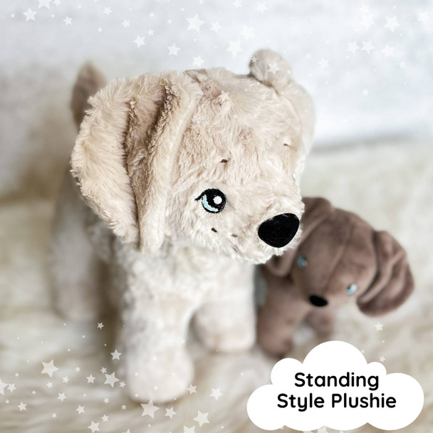 Puppy Memory Dog Plushie Design Instant Download For Machine Embroidery