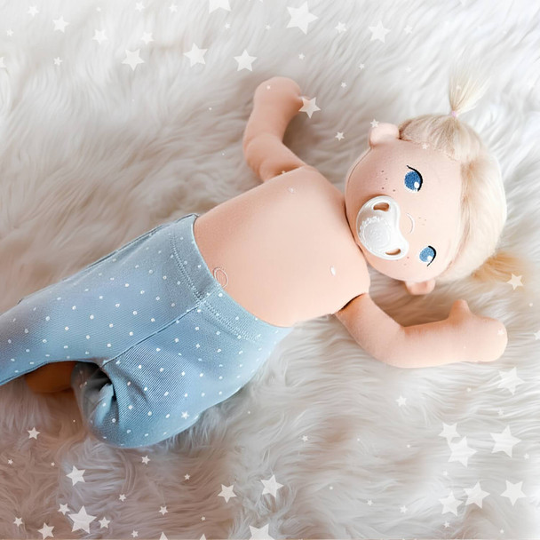 Baby Rag Doll Plushie Instant Download Design For Machine Embroidery