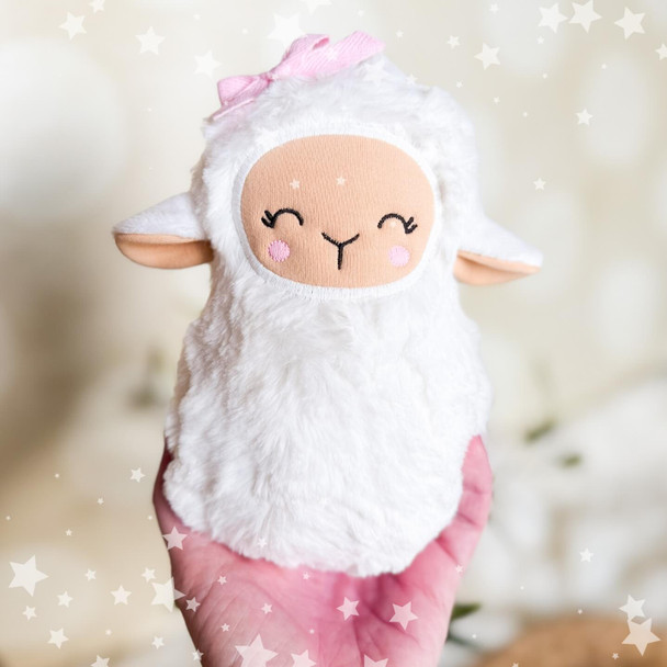 Easy Baby Lamb Plushie Stuffie For Machine Embroidery Instant Download