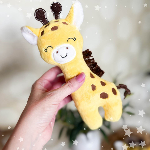 Easy Baby Giraffe Plushie Stuffie Instant Download Design For Machine Embroidery