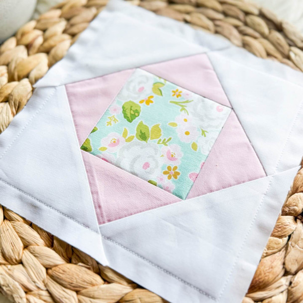 Economy Square Quilt Stock Block Instant Download Design For machine embroidery