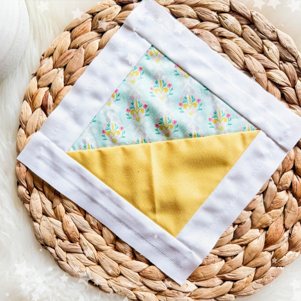 Half Square Triangle  Quilt Story Block Machine Embroidery Designs For Instant Download