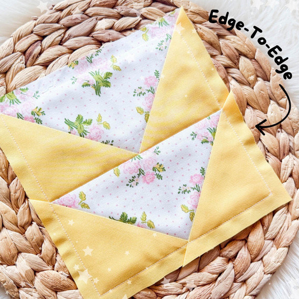 Flying Geese Quilt Story Block Machine Embroidery Design For Instant Download