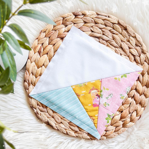 Kite Quilt Story Block Instant Download Design for machine Embroidery