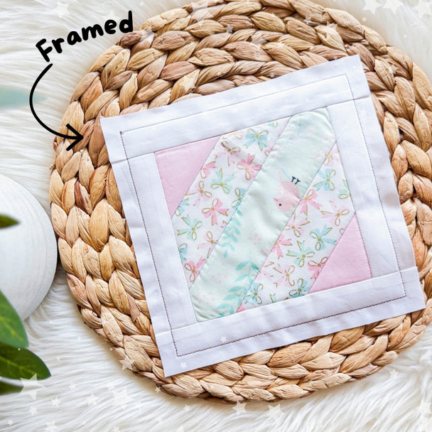 Stripes Quilt Story Block Instant Download Design for machine Embroidery