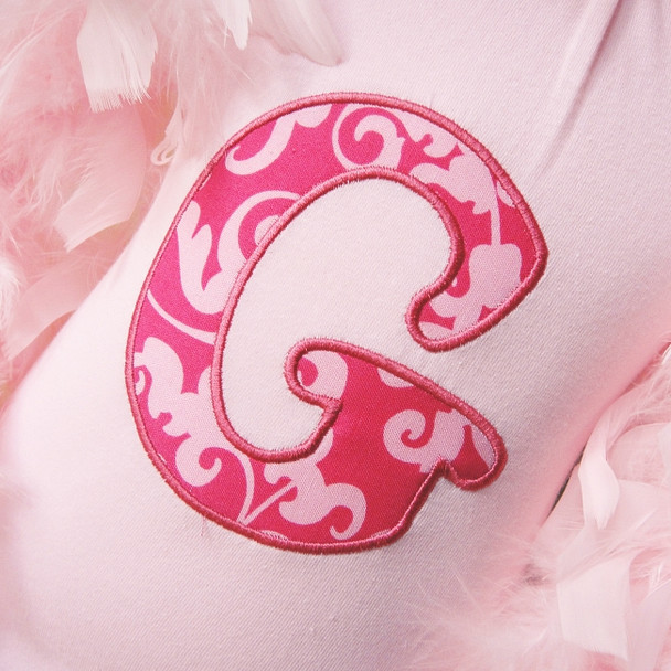 Zoe Alphabet Embroidery Font Design