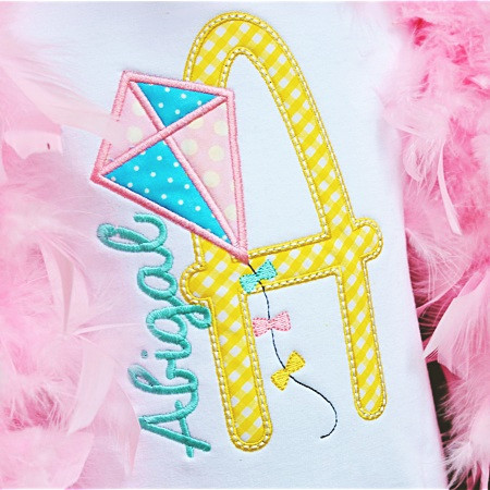 Kite Alphabet Applique Inc