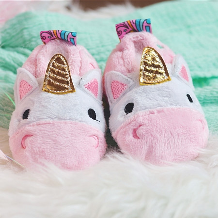unicorn baby booties