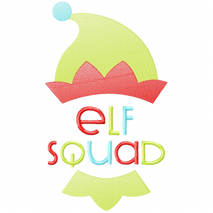 Download Elf Squad Stitch And Sketch Fill Applique Planet Applique Inc