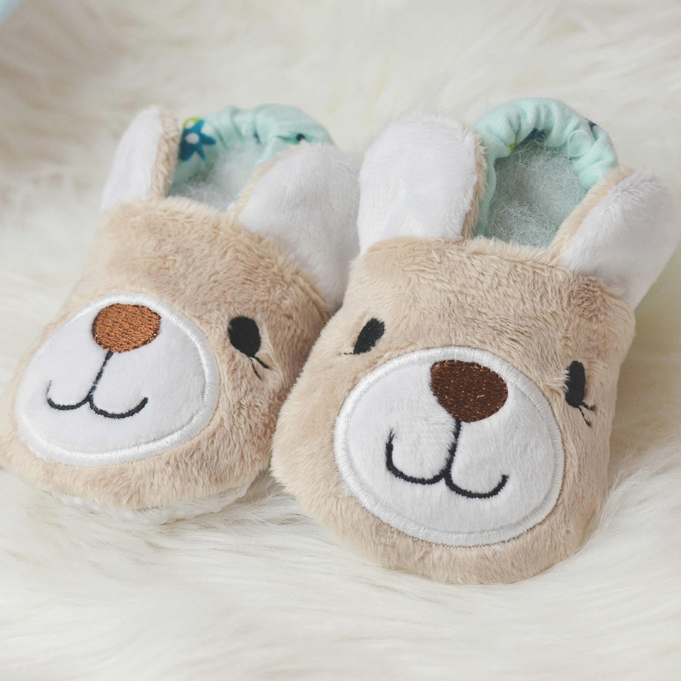 ITH Teddy Bear Baby Shoes - Planet Applique Inc