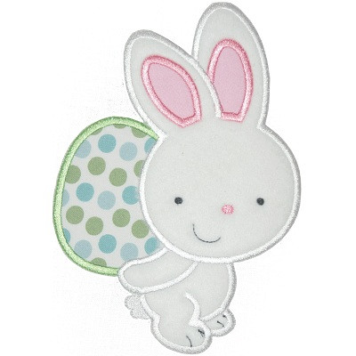 Bunny and Egg Embroidery Machine Design