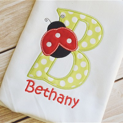 Ladybug Alpha Pattern Lady Bug Alpha Embroidery Machine Design