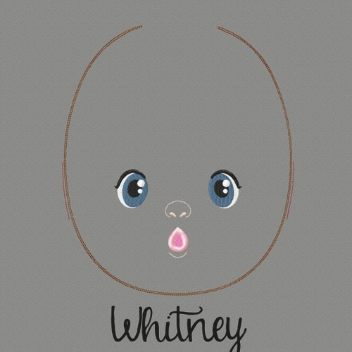 Whitney Doll Faces Addon Embroidery Machine Design