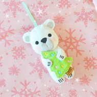 Polar Bear Christmas Ornament