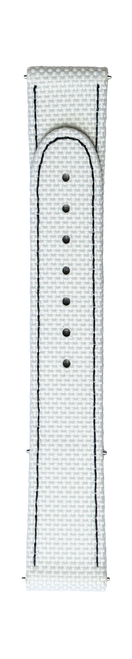 REEF "Deployant" White Nylon Strap with Black Stitching (without clasp)