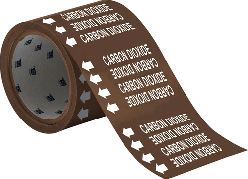 108705 - 3" x 15' Brady Label (White on Brown) (Roll of 60 Each)