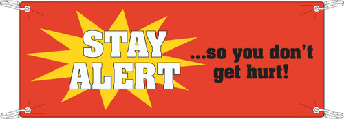 106300 - 10' x 3.5' Brady Label (Black, White, Yellow on Red) (Each)