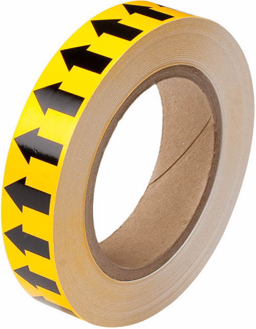 106176 - 1" x 30 yd Brady Label (Black on Yellow) (Roll of 30 Yards)