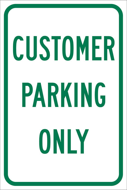 112625 - 12" x 18" Brady Label (Green on White) (Sign)